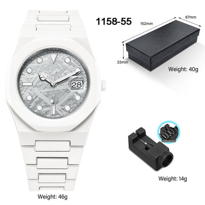 Men's Waterproof Quartz Watch with Plastic Strap