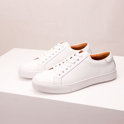 Men's white sneakers
