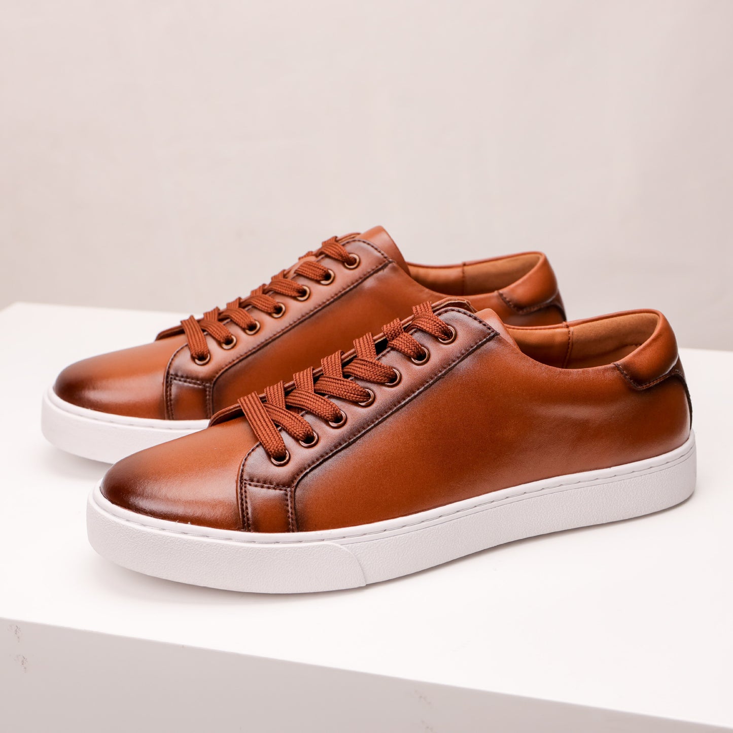 Men's white sneakers