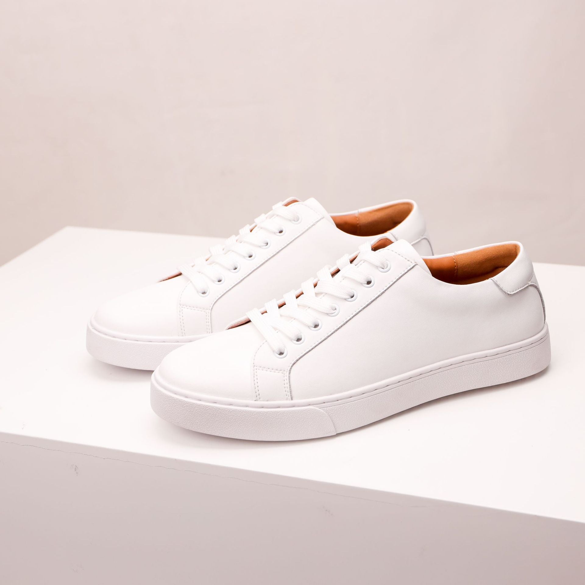Men's white sneakers