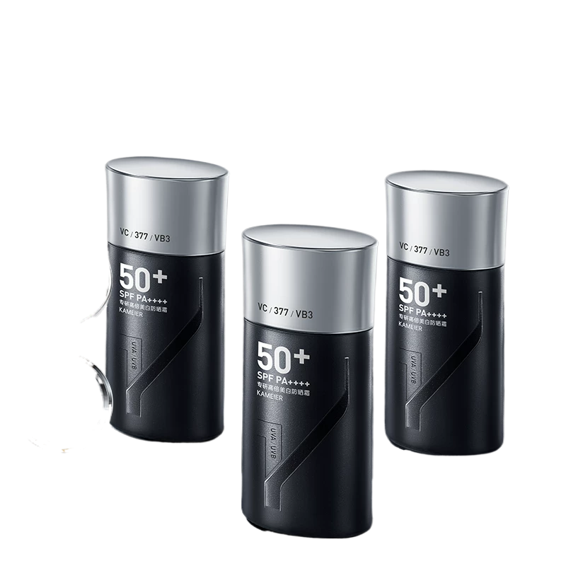 Men's Whitening Sunscreen SPF50+ Non-Greasy Face and Body Protection