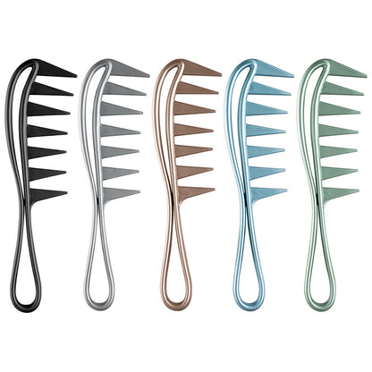 Men's Wide Tooth Plastic Hair Comb for Retro Styling