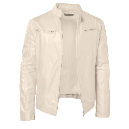 Men's Winter Business PU Leather Jacket