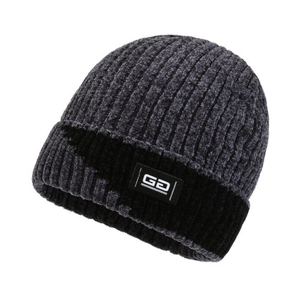 Men's Winter Warm Chenille Hat with Earmuffs