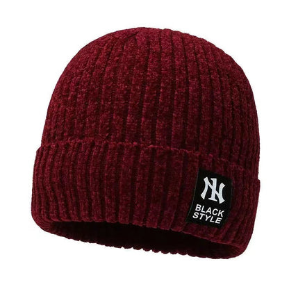 Men's Winter Warm Chenille Hat with Earmuffs