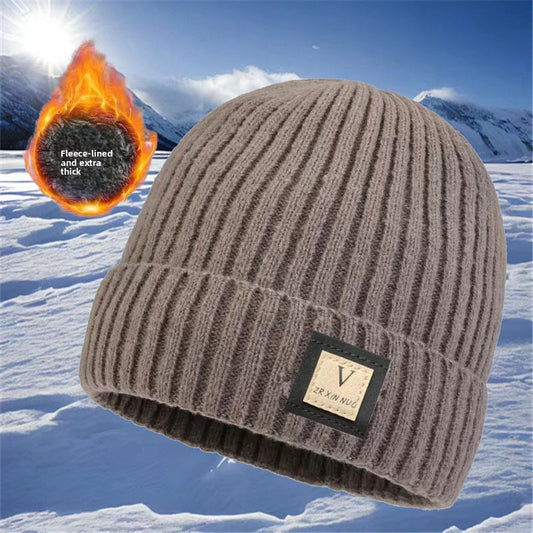 Men's Winter Warm Chenille Hat with Earmuffs