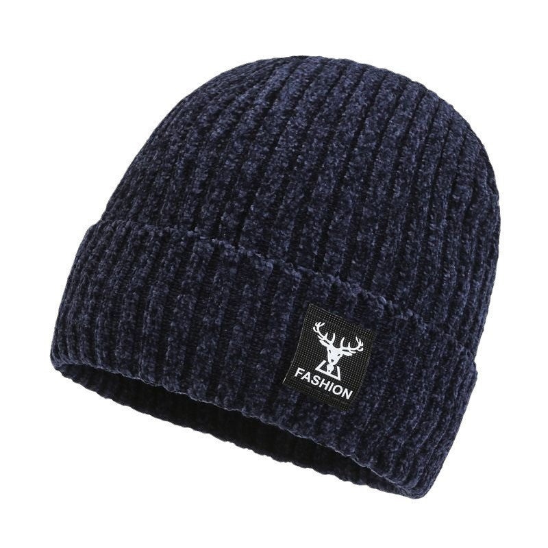 Men's Winter Warm Chenille Hat with Earmuffs