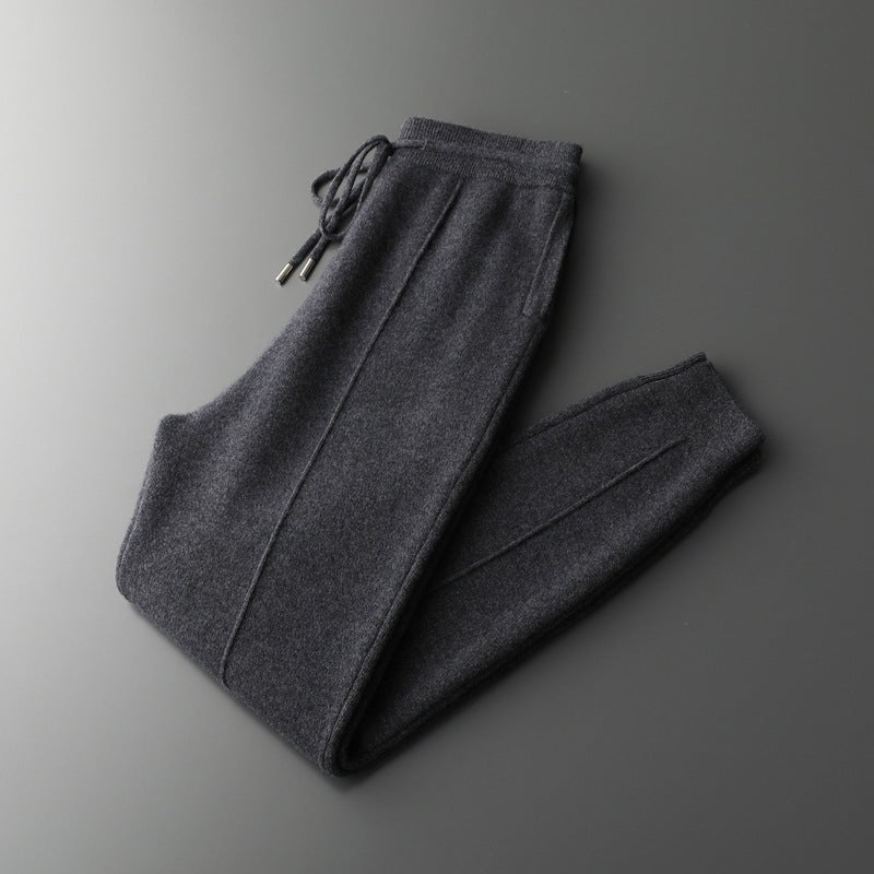 Men's Wool Cardigan and Pants Set
