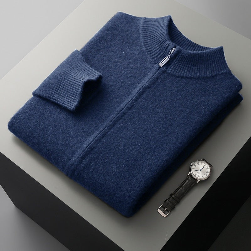 Men's Wool Cardigan and Pants Set