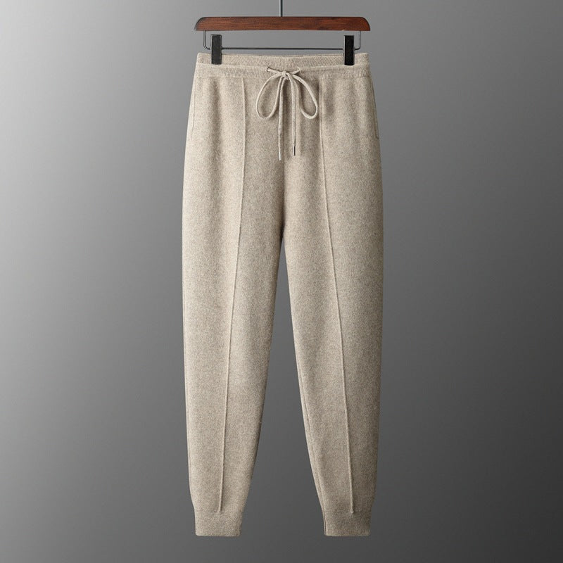 Men's Wool Cardigan and Pants Set