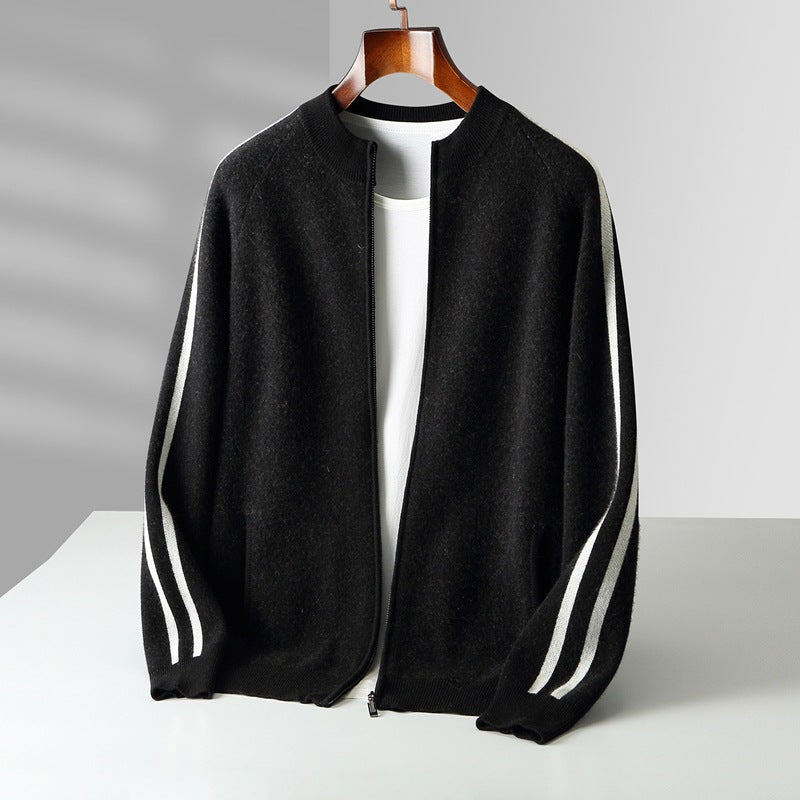 Men's Wool Cardigan Sweater