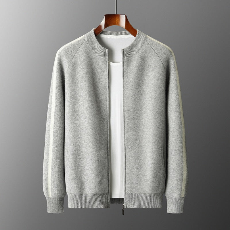 Men's Wool Cardigan Sweater