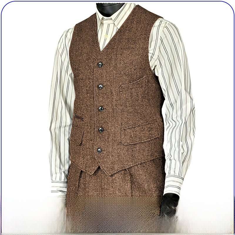 Men's Wool Waistcoat