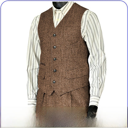 Men's Wool Waistcoat