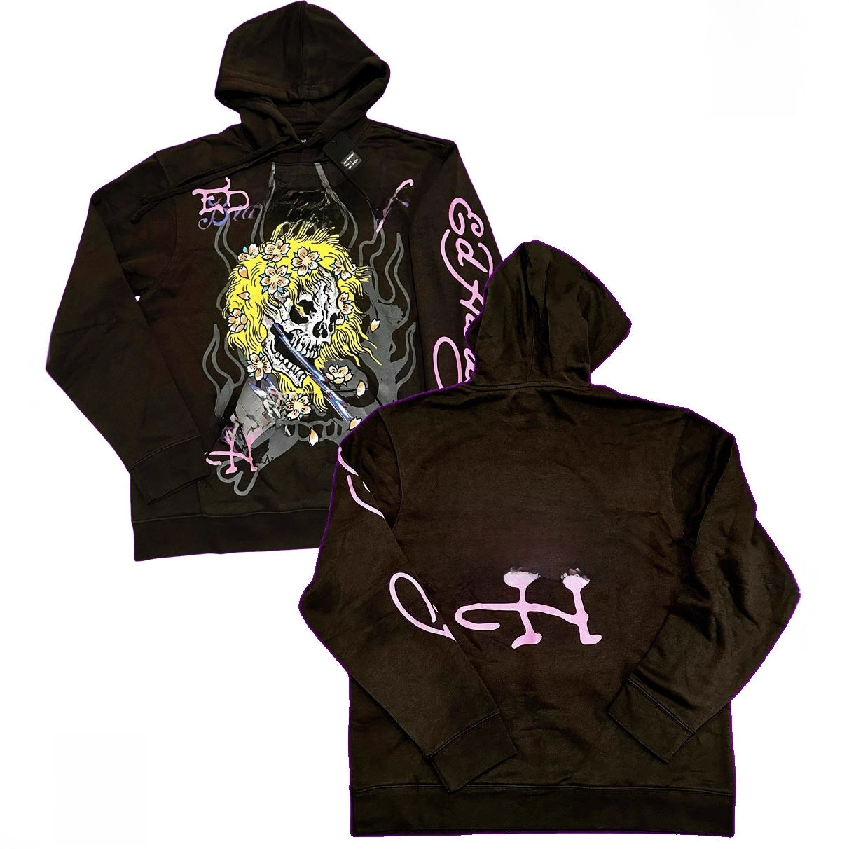 Men's Zip Hoodie Tiger Print Sweatshirt