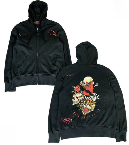 Men's Zip Hoodie Tiger Print Sweatshirt