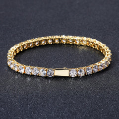 3mm Gold Bracelet 18cm