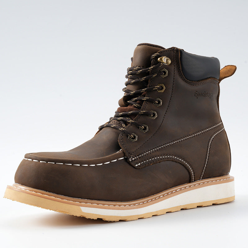 Men Safety Work Shoes Steel Toe Waterproof