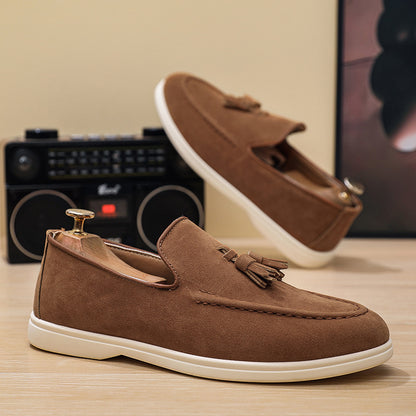 Men Slip-On Loafers Casual Flat Shoes