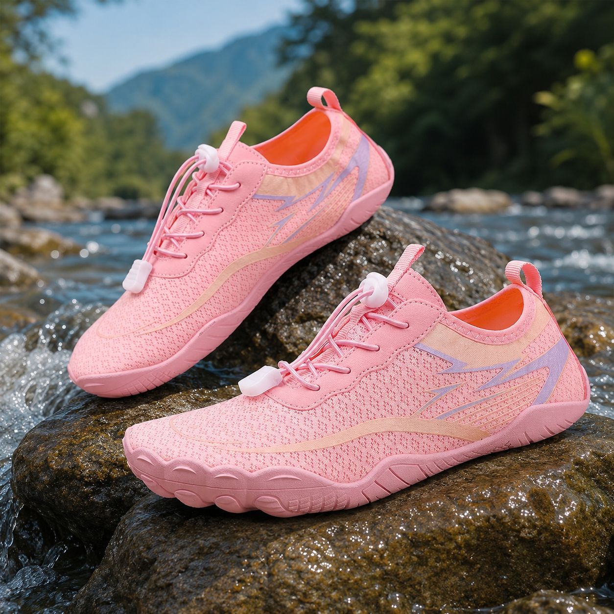 Men Women Barefoot Quick-Dry Water Shoes for Swimming Snorkeling River Tracing
