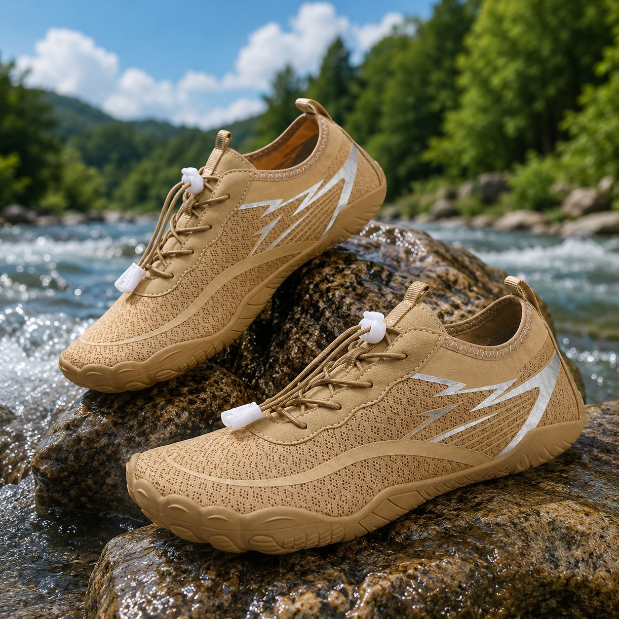 Men Women Barefoot Quick-Dry Water Shoes for Swimming Snorkeling River Tracing
