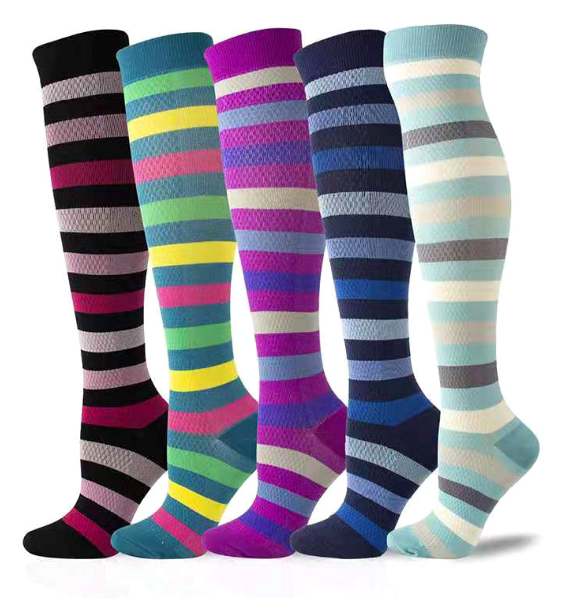 Men Women Sport Running Compression Socks Calf Pressure Socks
