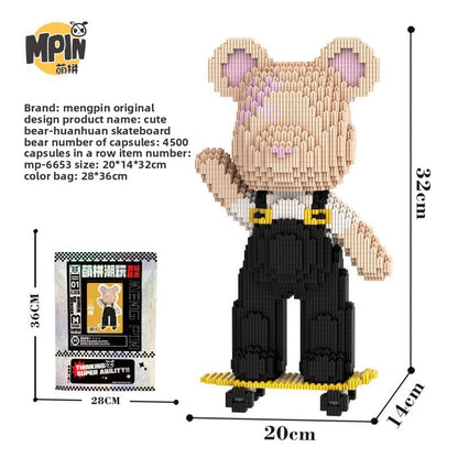 Mengli Bear Miniature Particle Building Block Assembly