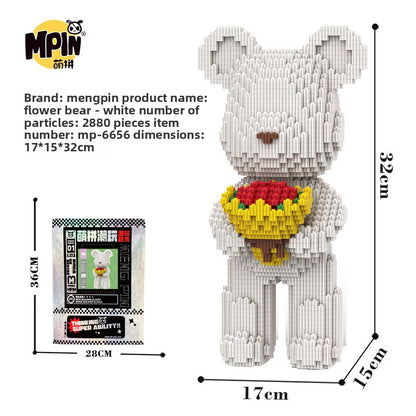Mengli Bear Miniature Particle Building Block Assembly