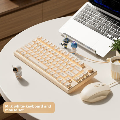 Mengzu Mechanical Feel Silent Keyboard and Mouse