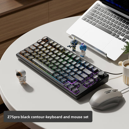 Mengzu Mechanical Feel Silent Keyboard and Mouse