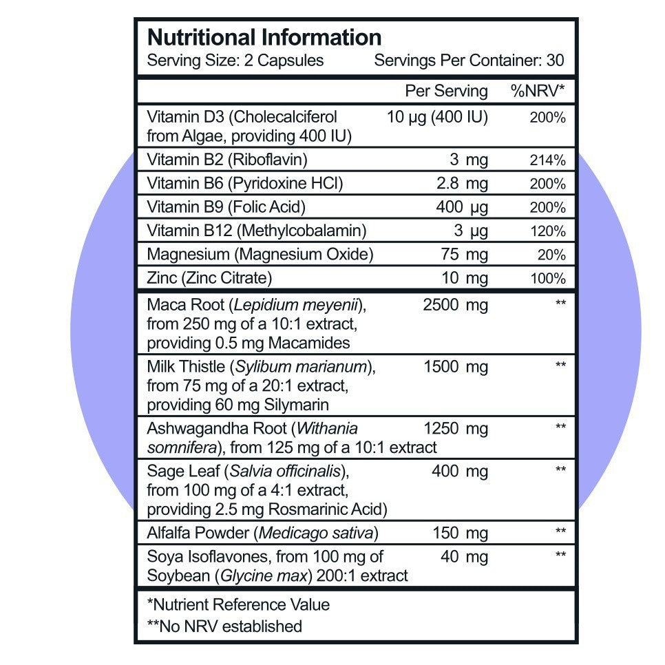 Menopause Supplement Capsules