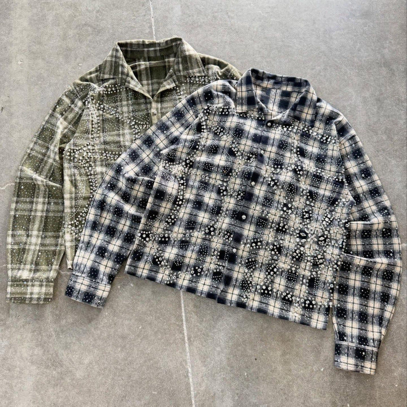 Mens 3D Floral Print Long Sleeve Shirt