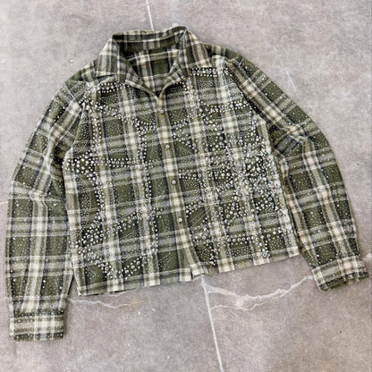 Mens 3D Floral Print Long Sleeve Shirt