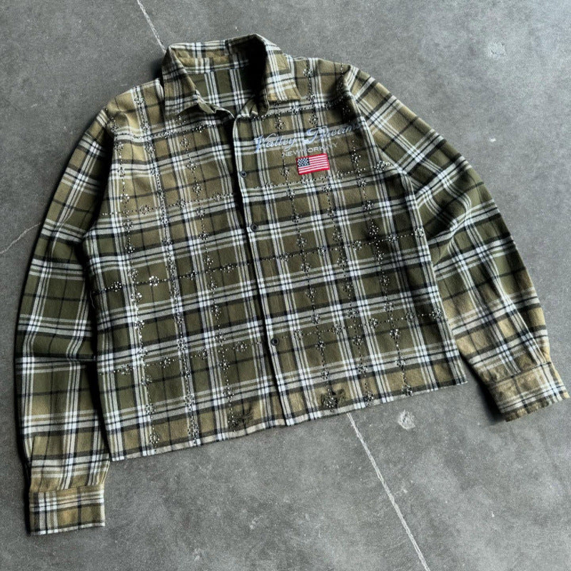 Mens 3D Floral Print Long Sleeve Shirt