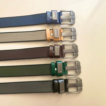 Mens Adjustable Nylon Tactical Belt with Alloy Buckle