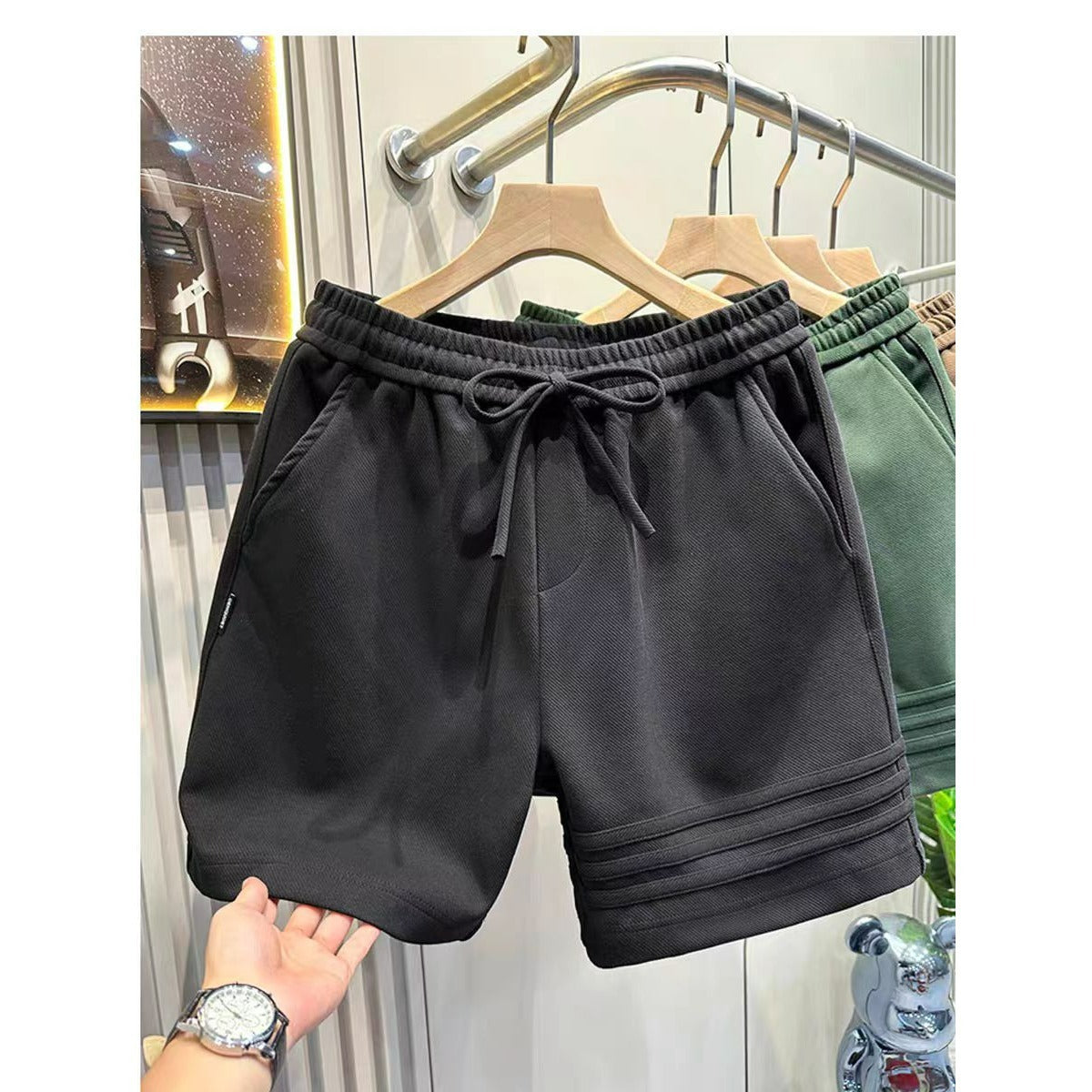 Mens Athletic Loose-Fit Sports Shorts