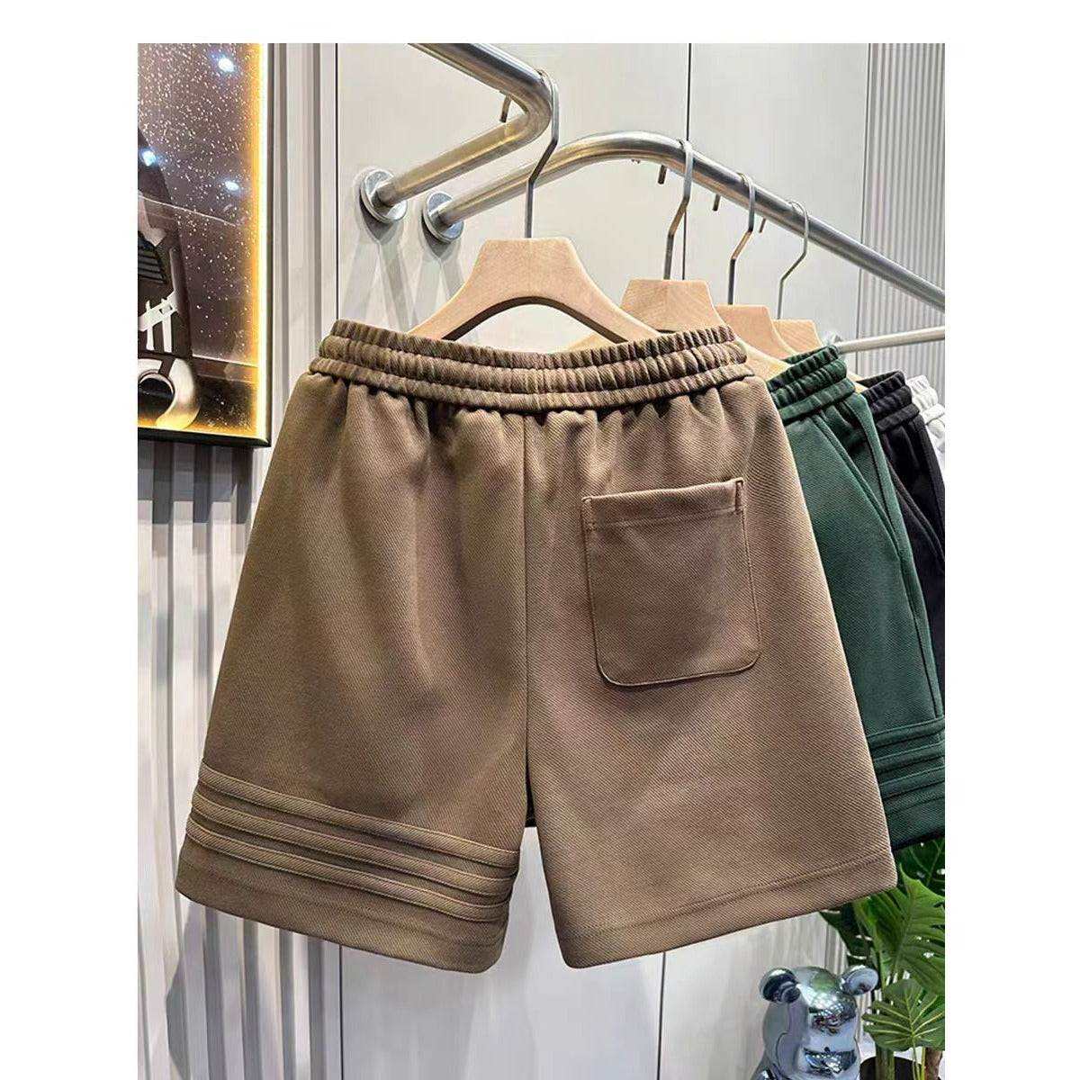 Mens Athletic Loose-Fit Sports Shorts