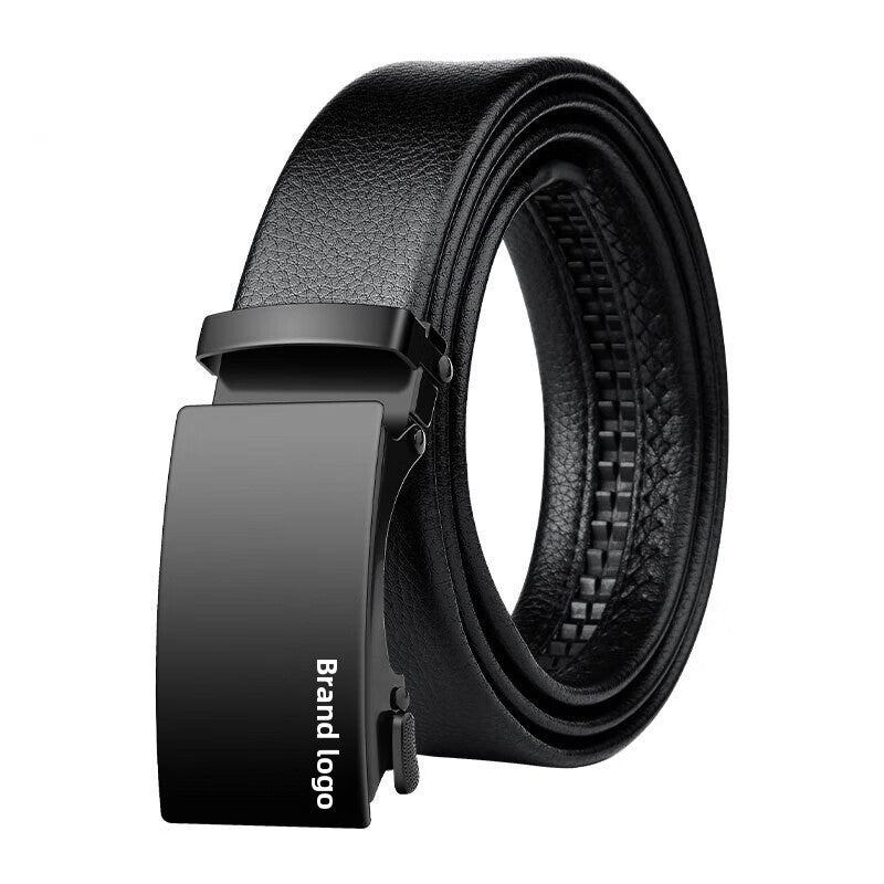 Mens Automatic Buckle Leather Belt