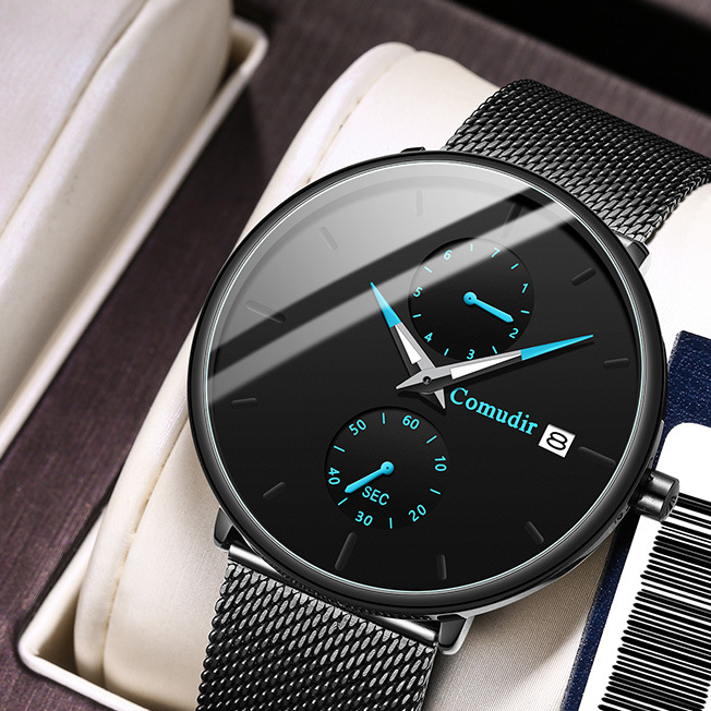 Mens Automatic Quartz Watch with Luminous Calendar