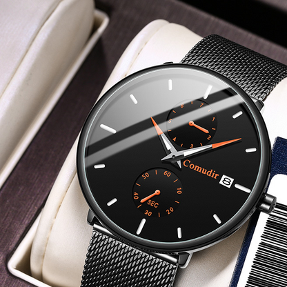 Mens Automatic Quartz Watch with Luminous Calendar
