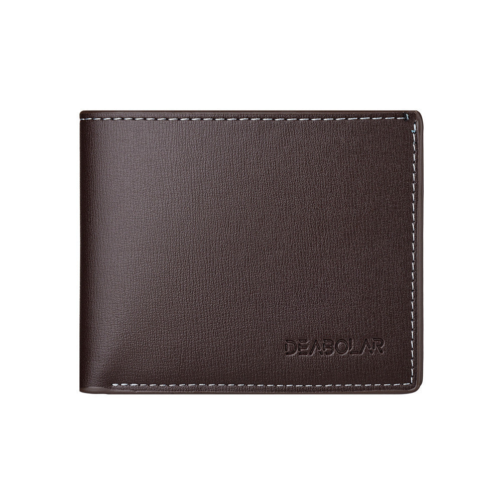 Mens Bifold PU Leather Wallet