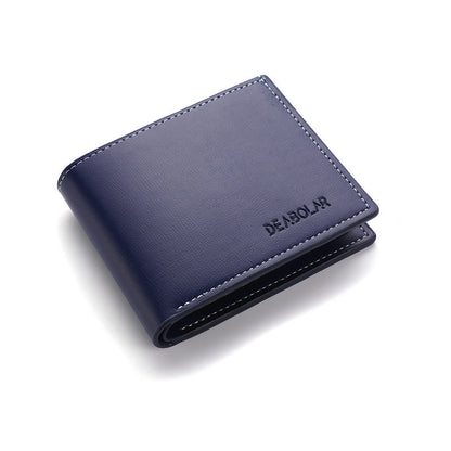 Mens Bifold PU Leather Wallet