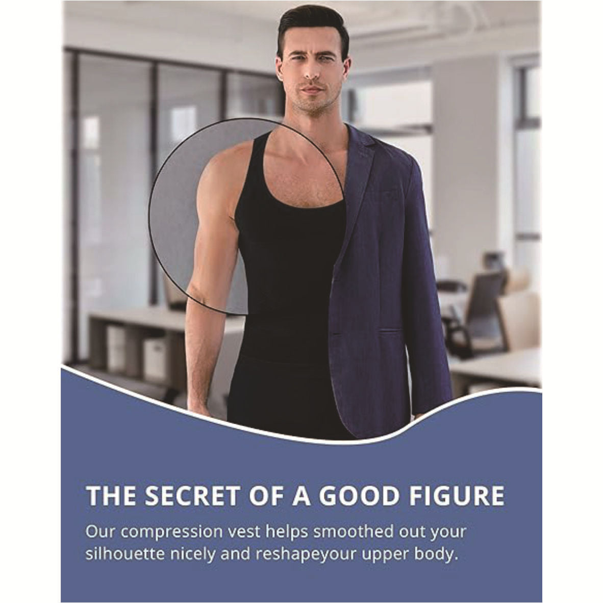 Mens Body Shaping Vest