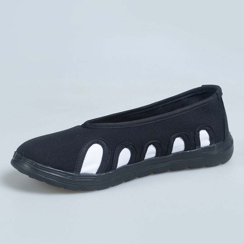 Mens Breathable Canvas Exercise Shoes