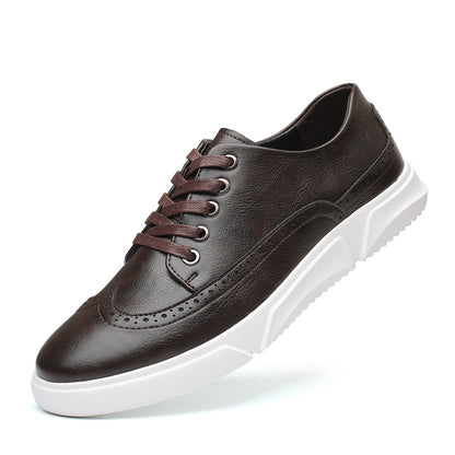Mens Breathable Casual Lace-Up Shoes