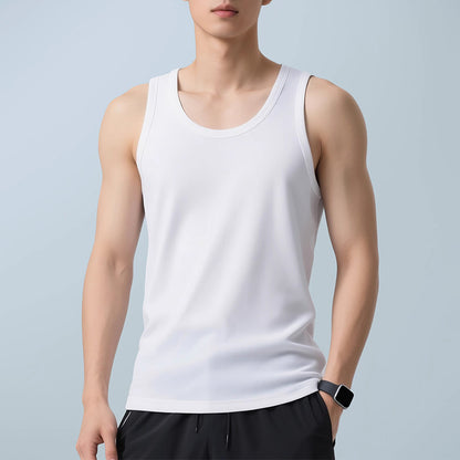 Mens Breathable Cotton Sleeveless Vest