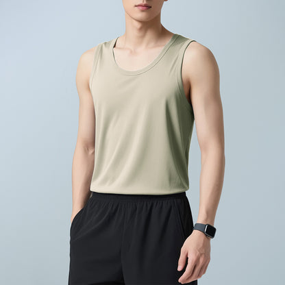 Mens Breathable Cotton Sleeveless Vest