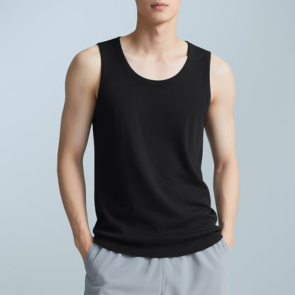 Mens Breathable Cotton Sleeveless Vest