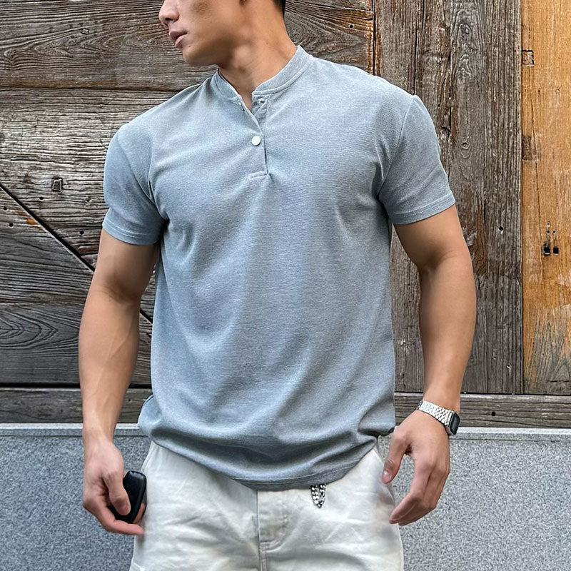 Mens Breathable Fitness Polo Shirt