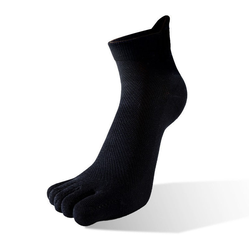 Mens Breathable Five-Toe Sports Socks
